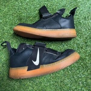 Nike Air Force 1 Utility Low Strap Gray‎ 2018 Men's Shoes A01531-301 size 9.5